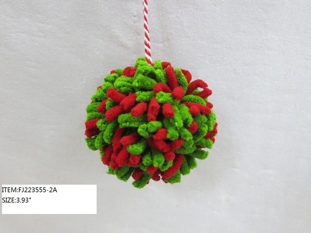 Handmade Custom Room Decoration Home Decor Christmas Ornamenetcloth Xmas Ball