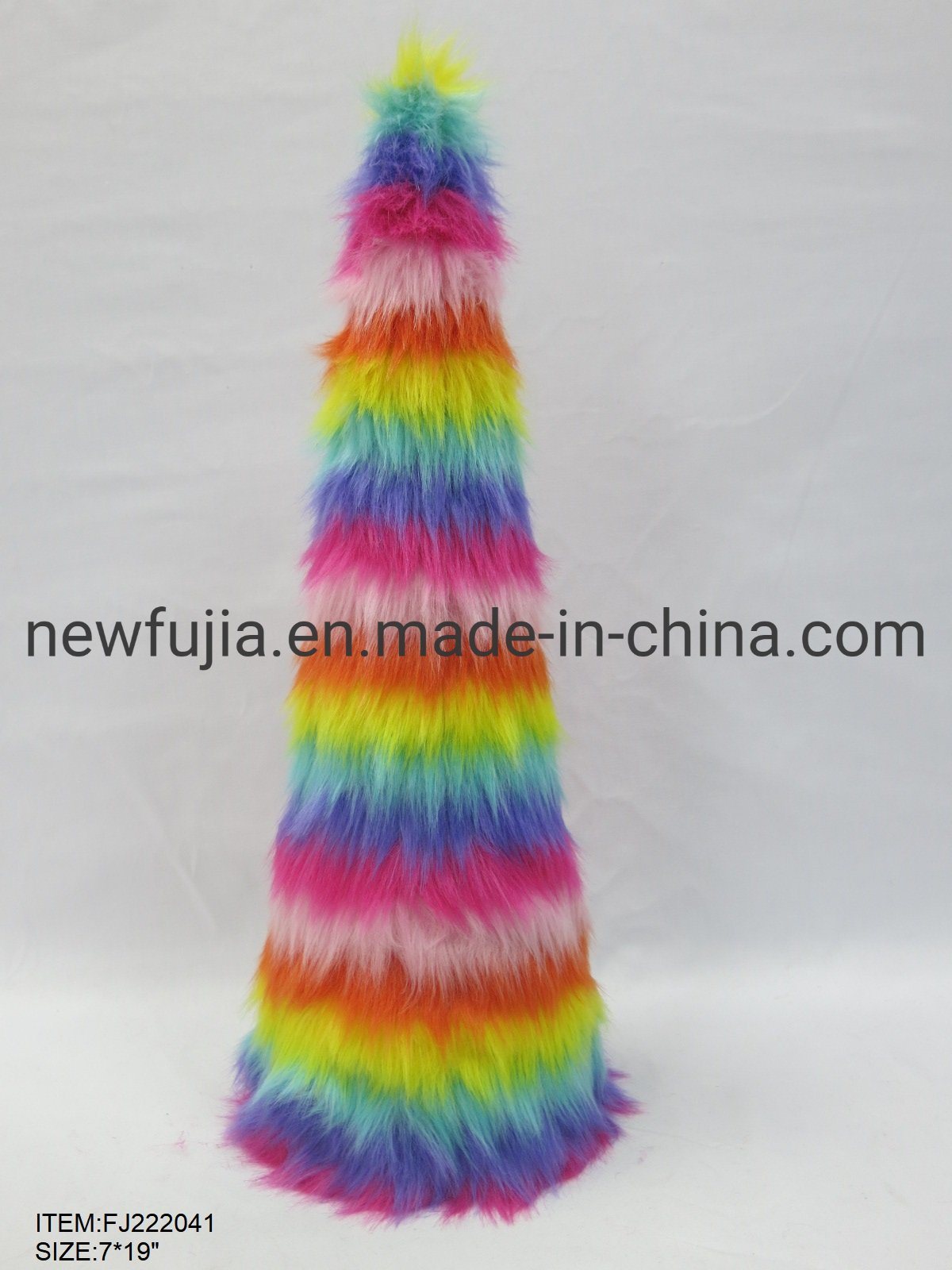 Custom Handmade Plush Tabletop Christmas Tree Christmas Ornament for Christmas Decoration