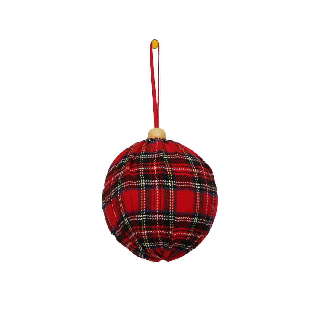 Custom Cloth Christmas Ornament Christmas Ball for Christmas and Room Decoration
