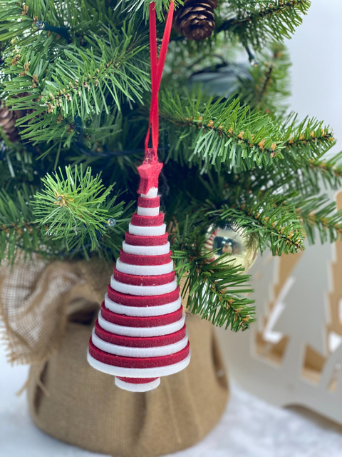 Tree-Shaped Hanging Christmas Ornaments for Christmas Decoration