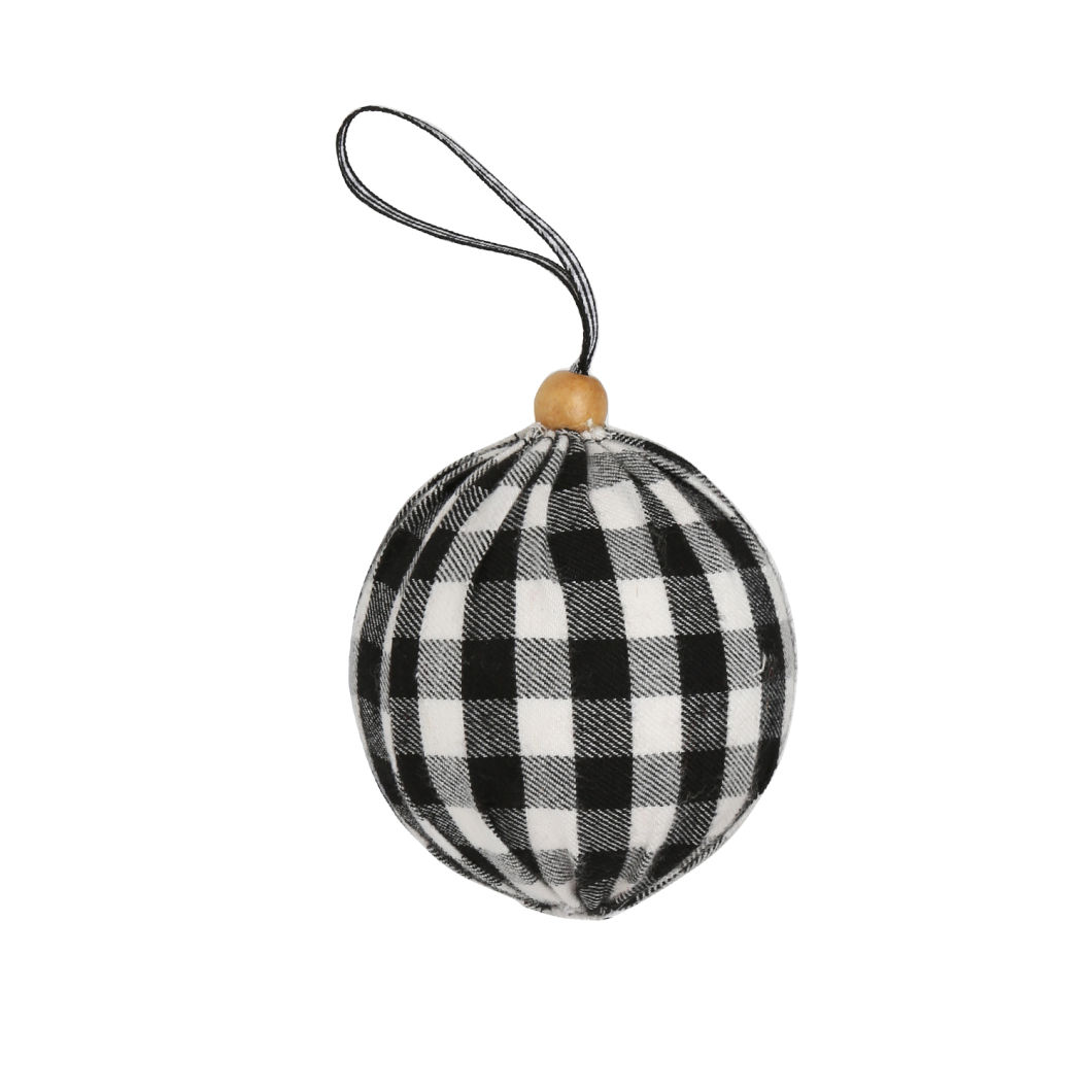 Custom Cloth Christmas Ornament Christmas Ball for Christmas and Room Decoration